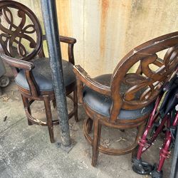 Antique Bar Chairs 