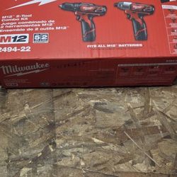 Milwaukee M-12. 2 Tool Kit