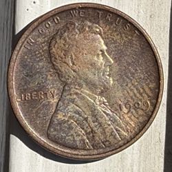 UNCIRCULATED MINT LUSTER 1909 MS62 TONED LINCOLN WHEAT CENT! 1ST YEAR!!