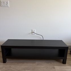 IKEA LACK TV Stand / Media Bench - Black-Brown