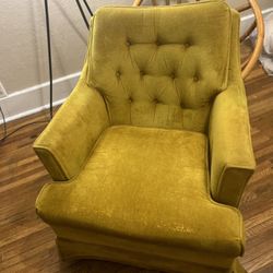 Yellow Rocking Chair