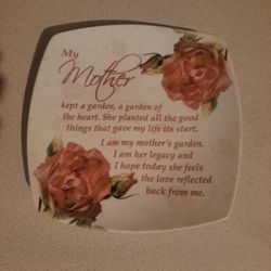 MOTHER AND GRANDMOTHER SERVICE PLATES
