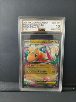 Mega Dragonite EX #126 AGS Gem Mint 10