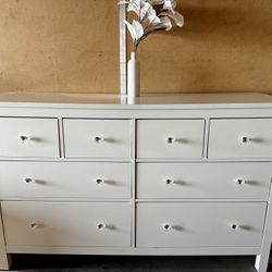 White IKEA Hemnes Dresser 