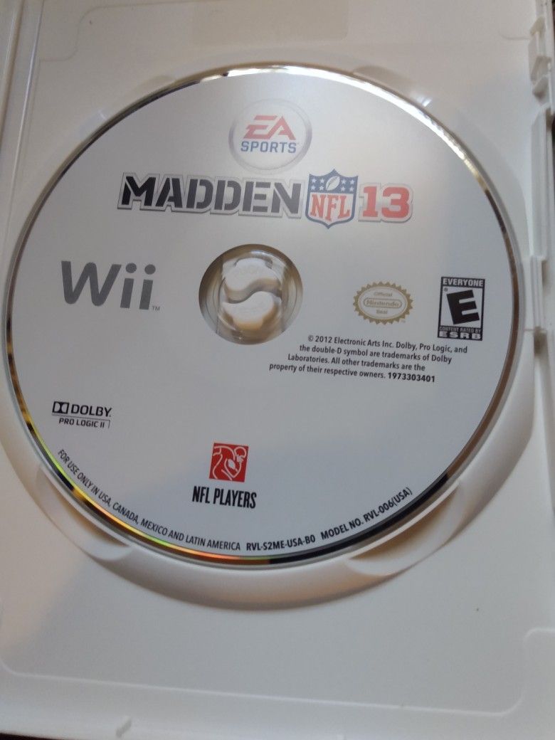 Madden Nfl 13 Wii on Sale -  1696009089