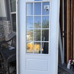 Exterior Solid Metal With Dual Glass New 