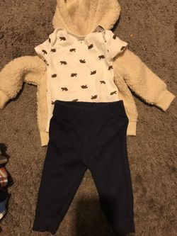 Carters baby outfit.