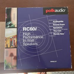 Polk Audio In-Wall Speakers