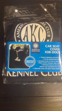 Car seat cover for dogs water resistant