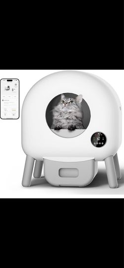 Self cleaning litter box