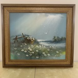 Oil Painting, Vintage, Art, Wall Art, Beautiful Frame, Canvas 