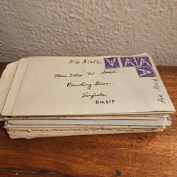 Big Stack of WWII Love Letters 1944/1945  (AS-IS Please Read) 