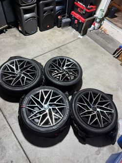Revenge Luxury Rims and Ironman Tires - Set Of 4