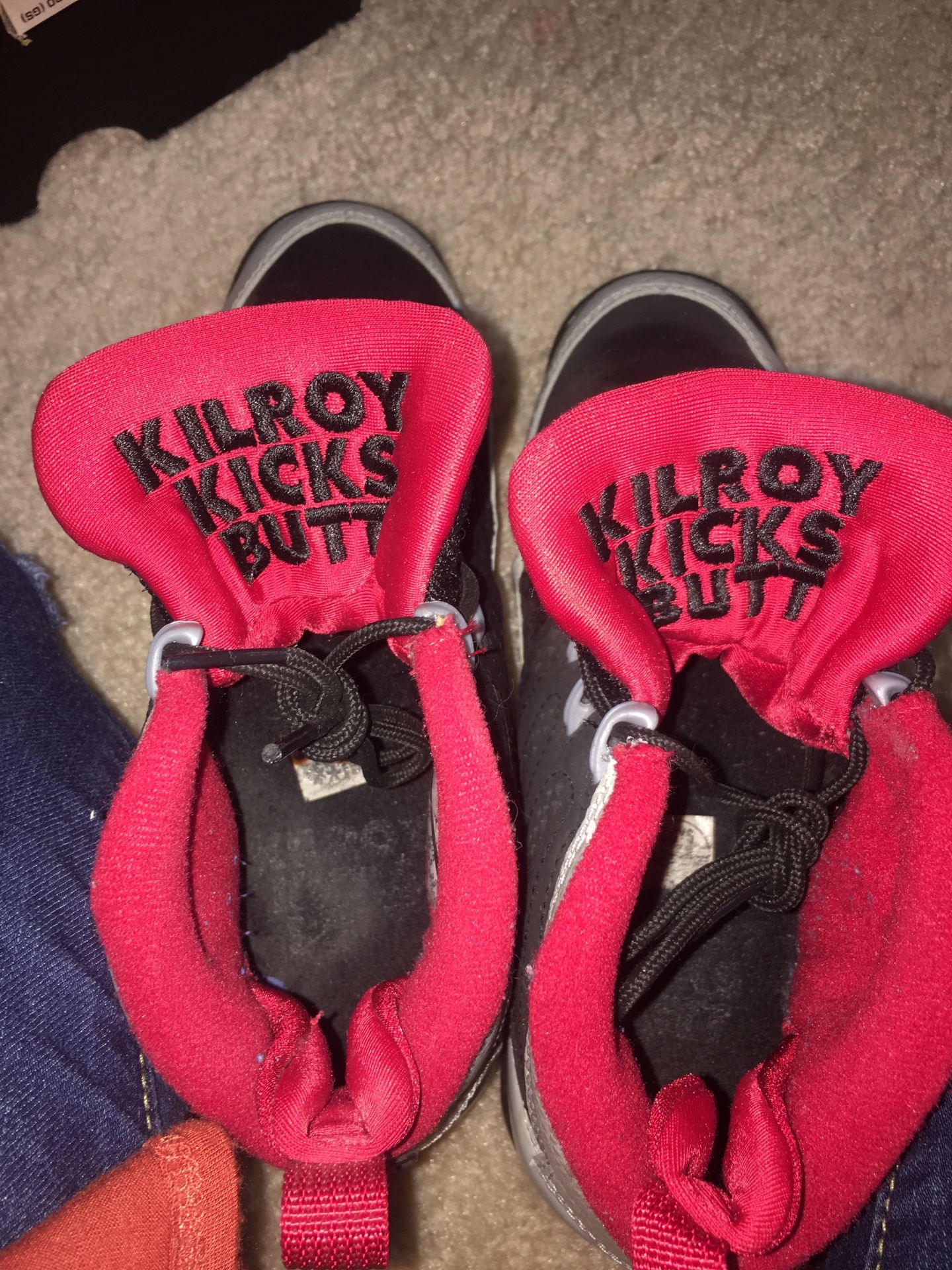 Jordan 9 Retro Johnny Kilroy kids size 3.5y