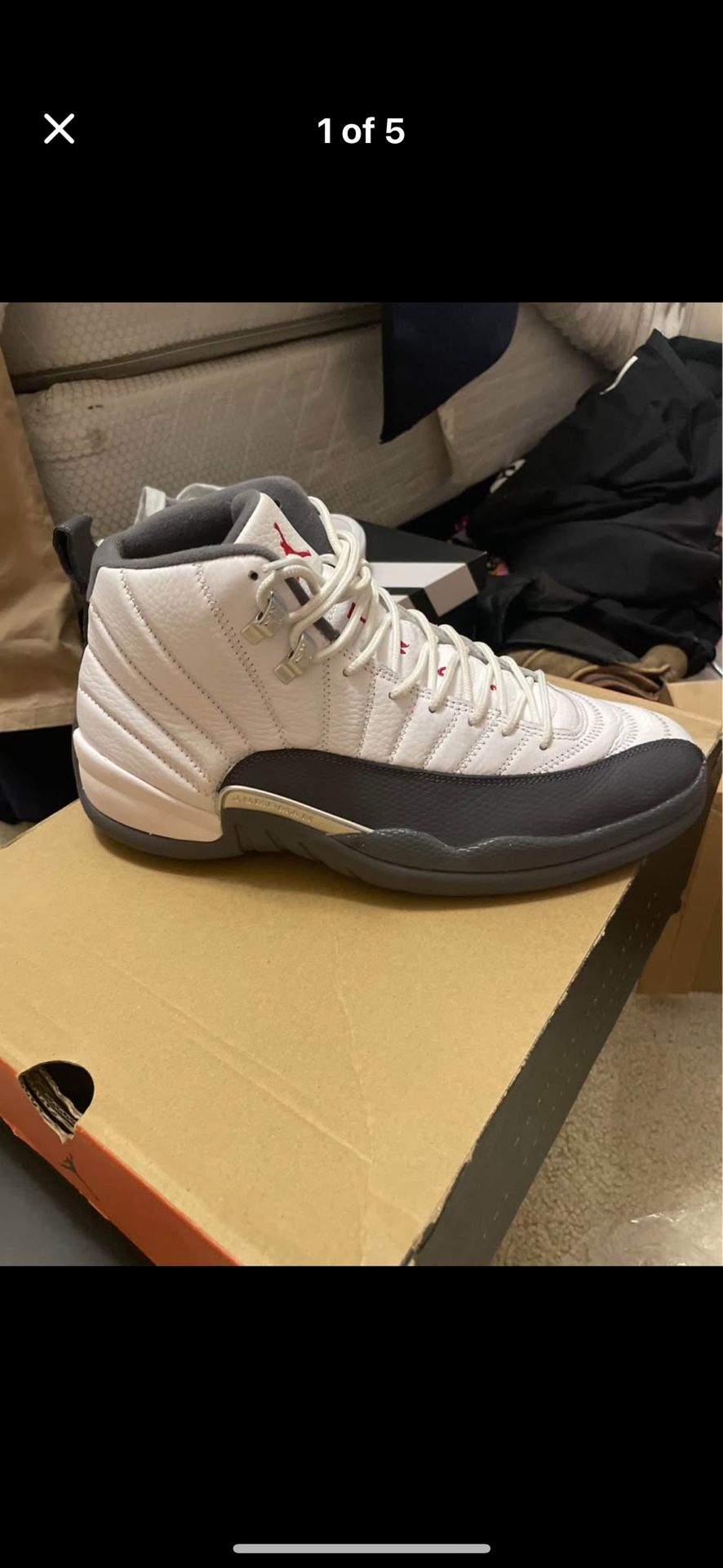 Size 11 Jordan 12 Dark Grey 