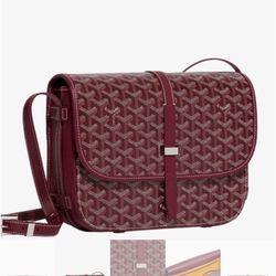 Burgundy Goyard Bag