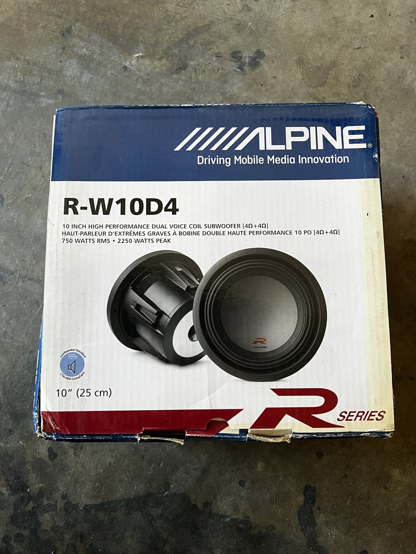 Alpine Type R 10” Sub