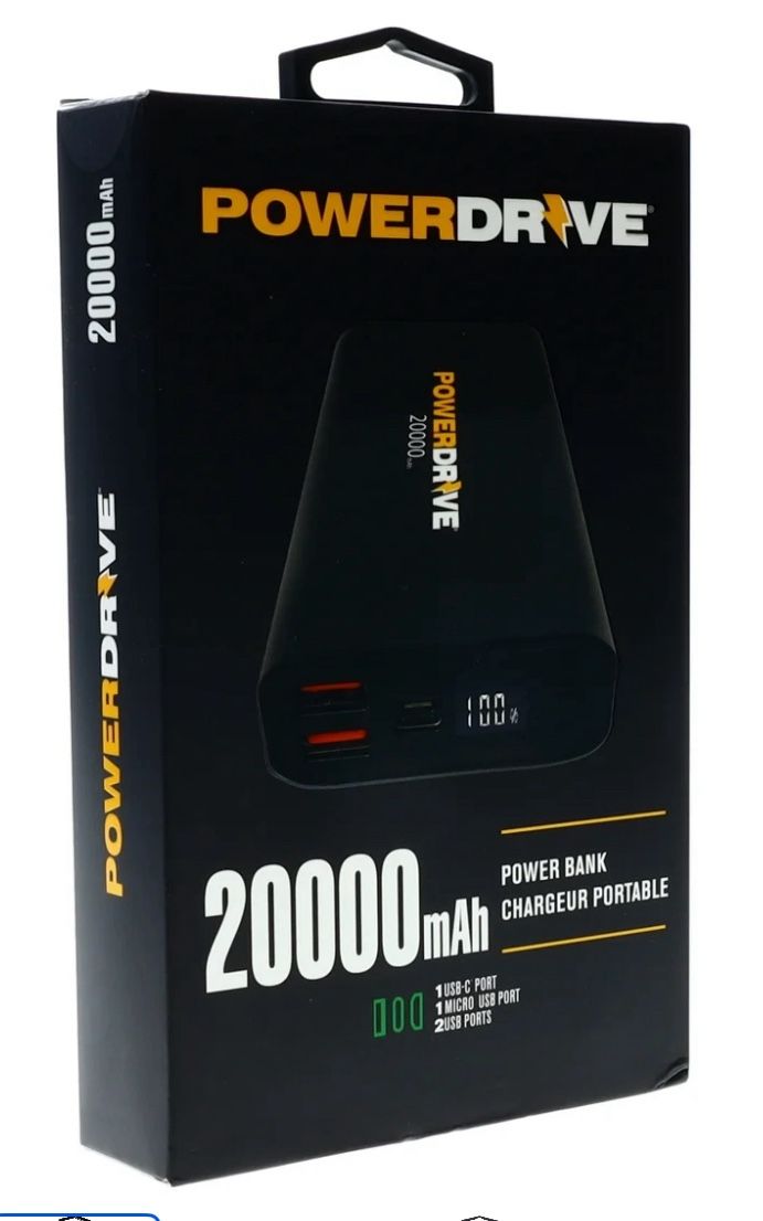 2 Digital Power banks 20,000 mah & 10,000 mah