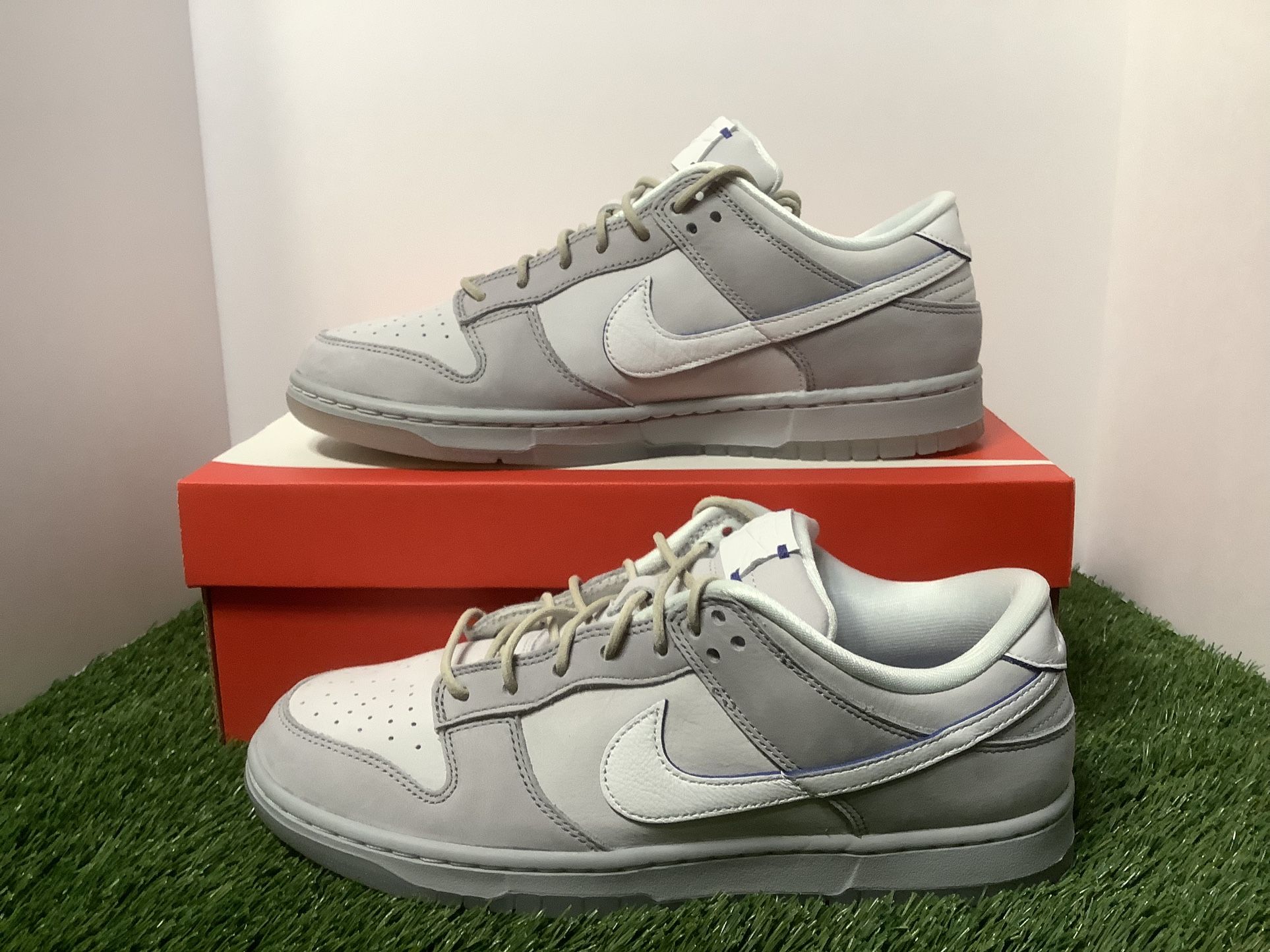 Dunk Low Premium Wolf Grey Pure Platinum White DS Size 10