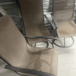 COMFY/WEATHER TOUGH- Swivel Chairs. 