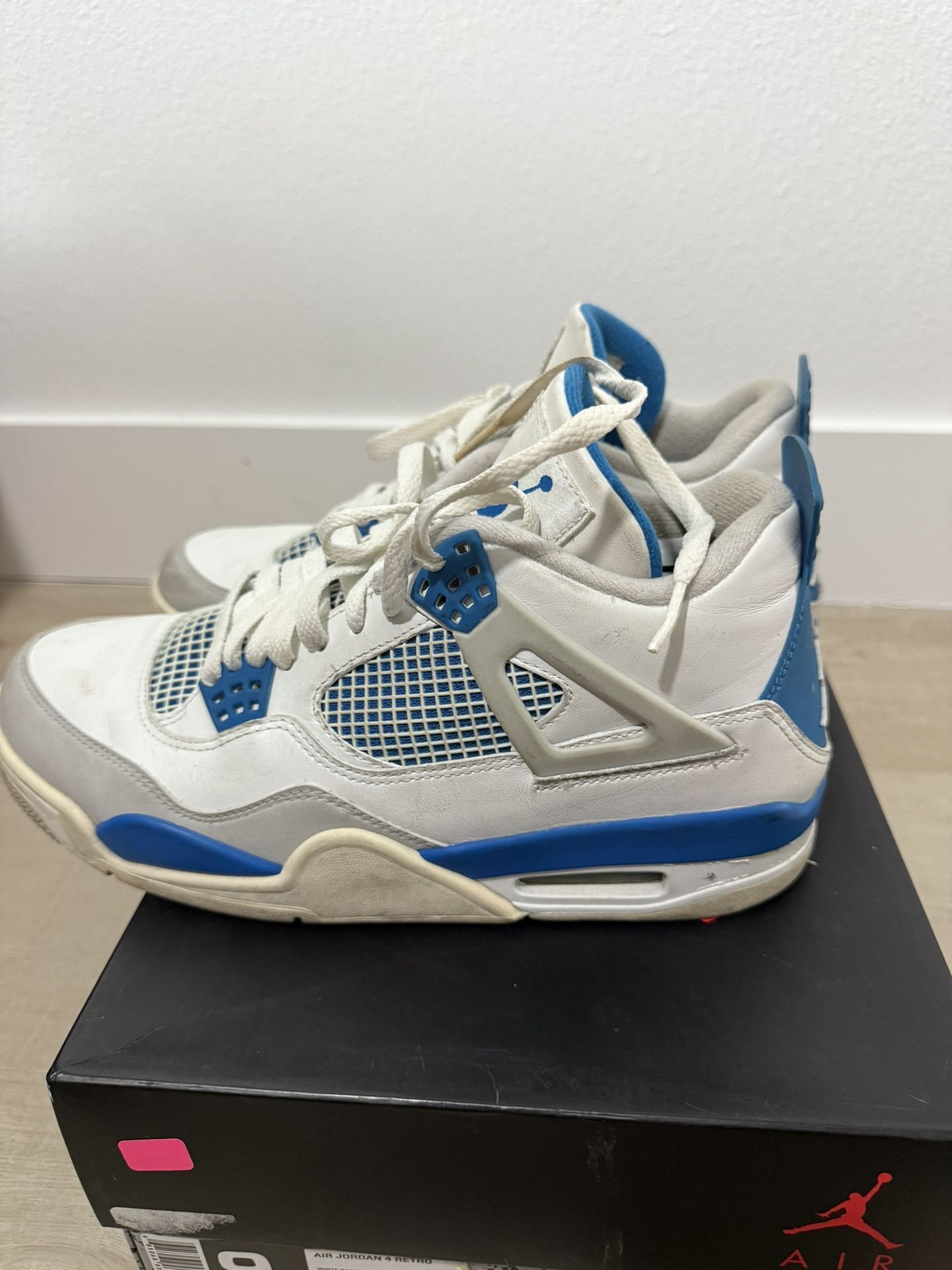 Air Jordan 4 Retro Military Blue 2012 Sz 9