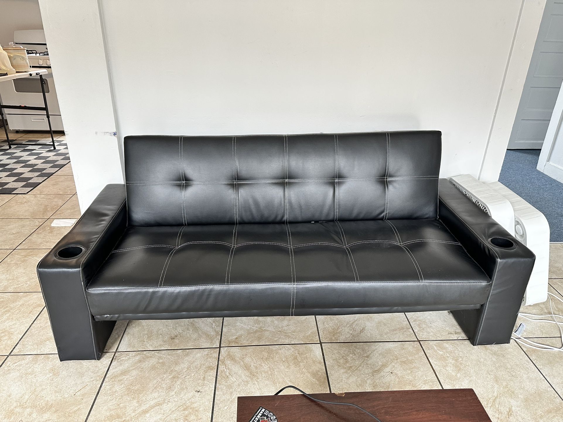 Leather sofa