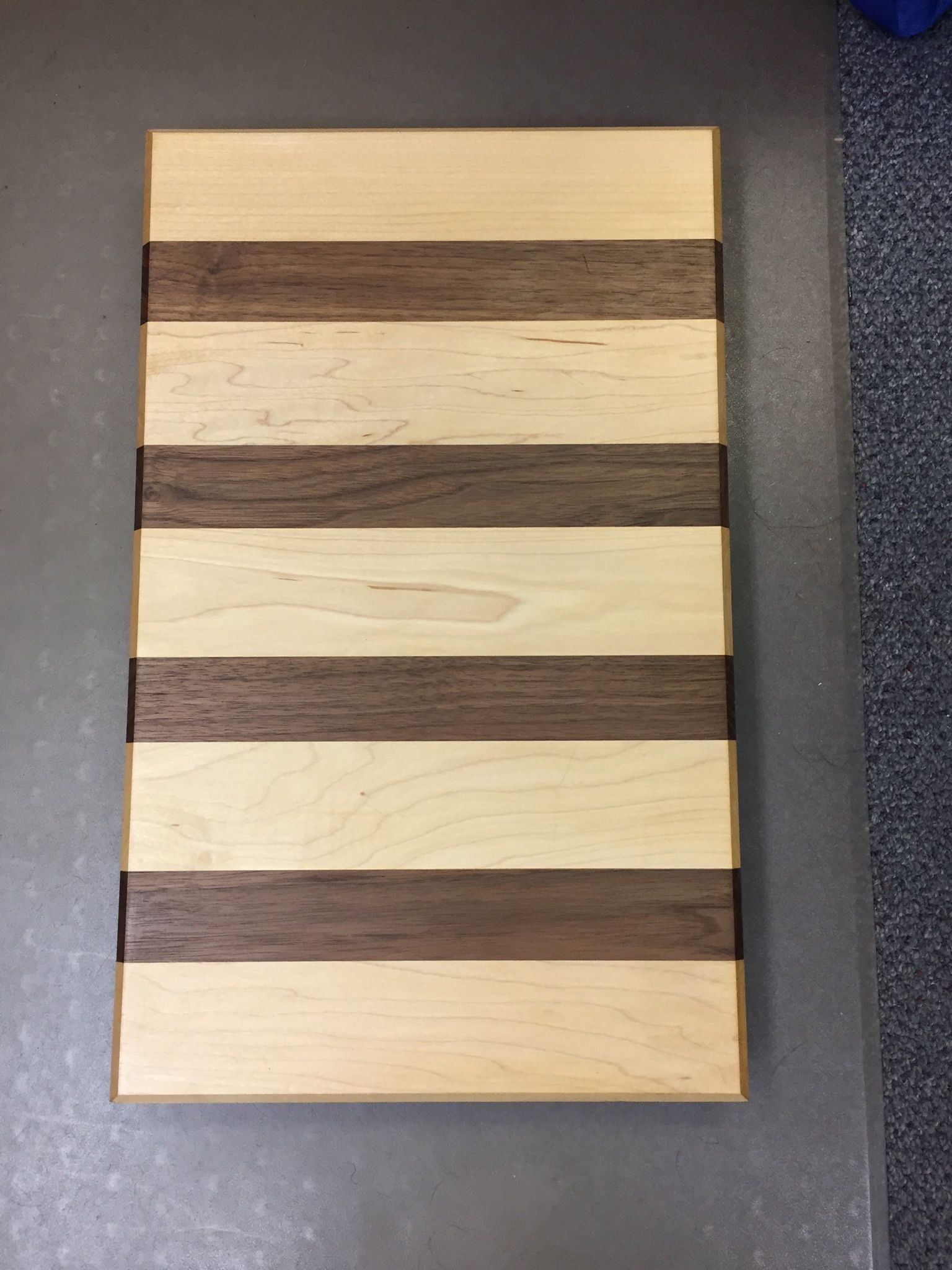 Brand New Cutting Board Walnut & Maple 