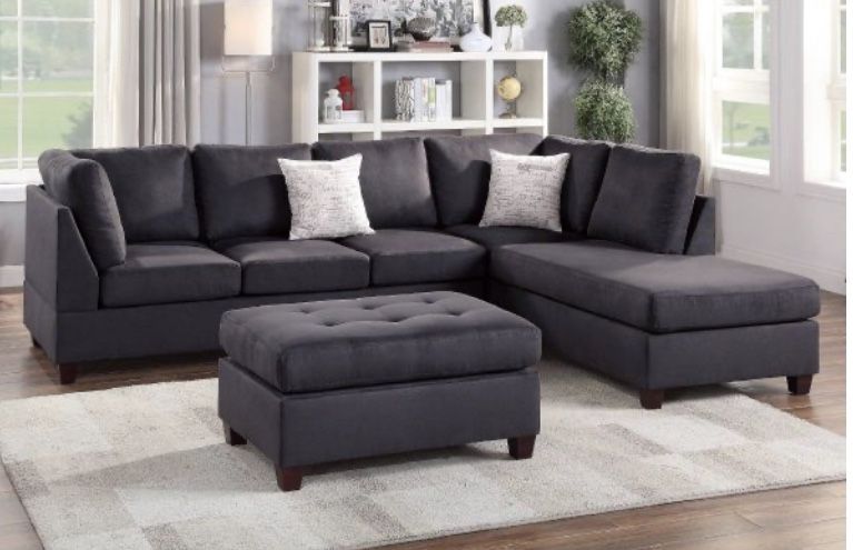 Sectional Sofa + Ottoman