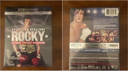 Brand new still sealed ROCKY 4K collection