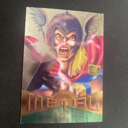 Thor Marvel Metal Trading Card “flasher” Fleer 1995