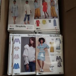 2 Huge Boxses Full With Brand New Sewing Patterns 3 For$5  In Weeki Wachee Florida