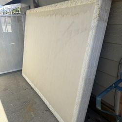 Queen Bed Box And Metal Base