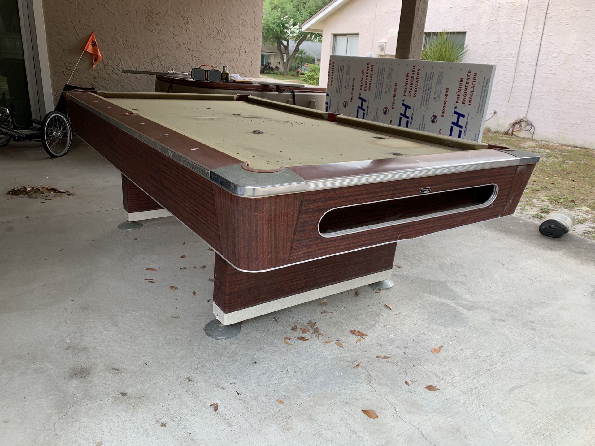 Mid Century Modern MCM Pool Table FREE