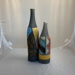 Stained Glass Bottles