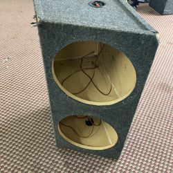 Speaker Box For 2 12” Car Speaker 