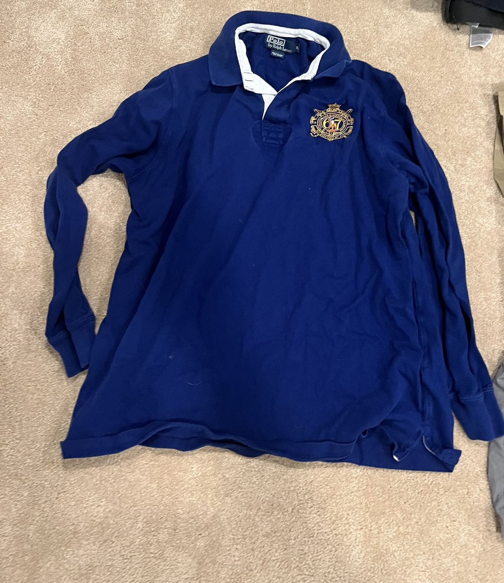 Ralph Lauren Polo Rugby Long Sleeve XL Shirt 