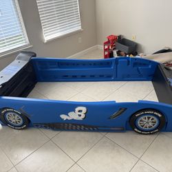 Twin race car bed