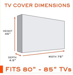 Outdoor TV Cover 80-85