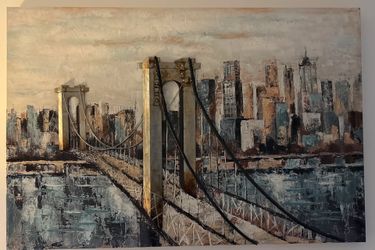 Brooklyn Bridge Frame 3D Wall Art New York City