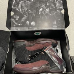 Jordan 12 Retro SP A Ma Maniére Black W11 M11.5