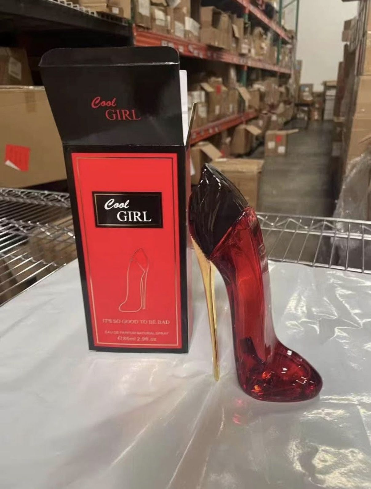 🔥WHOLESALE ONLY- Cool Girl High Heel Perfume for Women, Very Good Girl Imitation Eau de Parfum