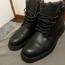 Men’s Flexi Black Leather Boots