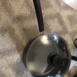 Tramontina PrimaWare 3 Quart Non-Stick Steel Gray Covered Sauce Pan