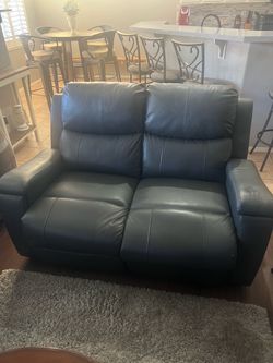Gray Love Seat Recliner