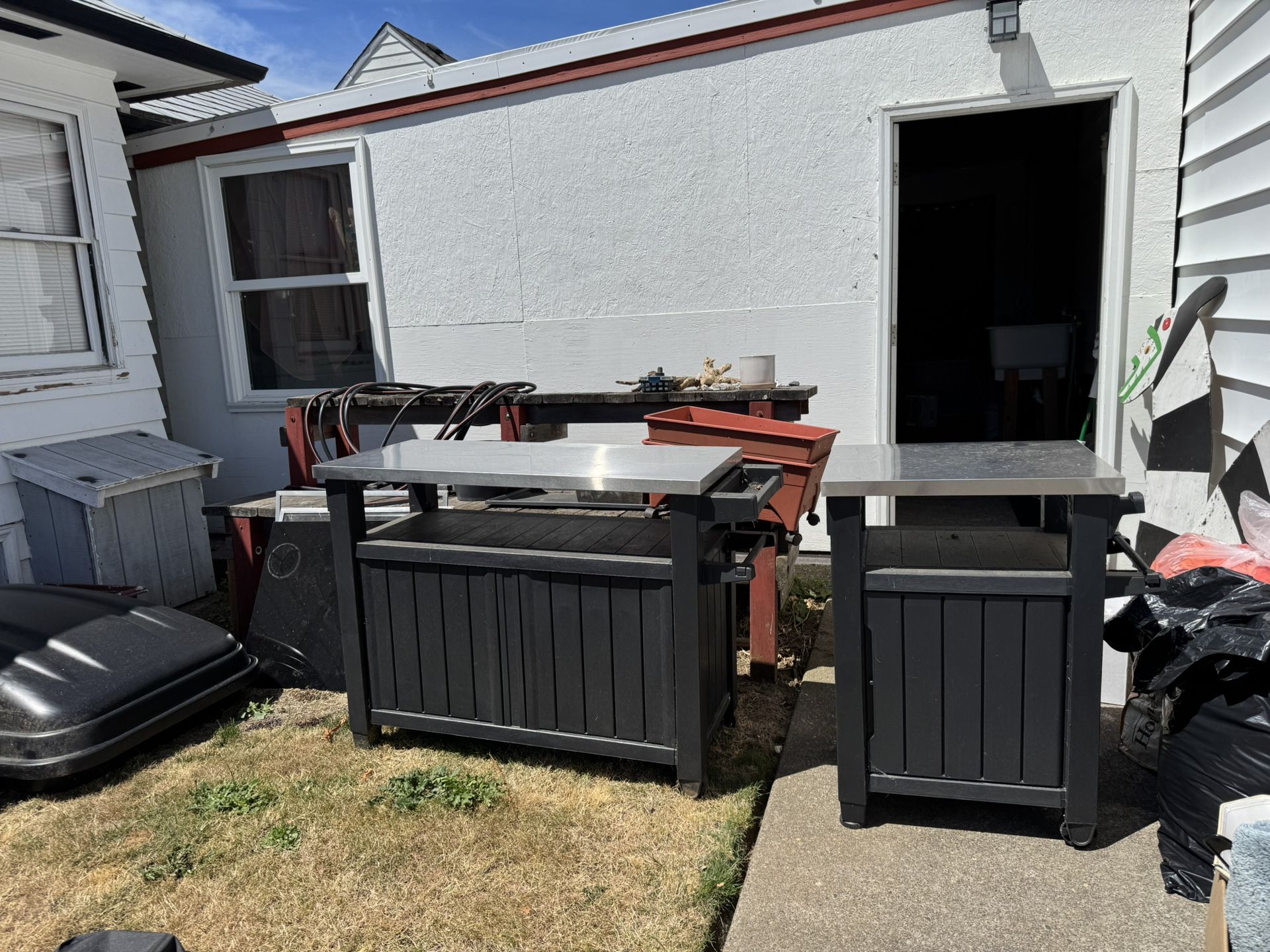 Out Door Table/storage $100 OBO