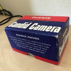 Vintage 1940's Pickwik Candid Camera BOX ONLY