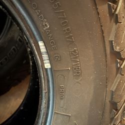 285/70r17 Ko2 8-9 Tread. $700