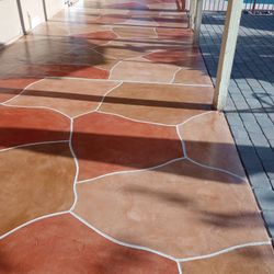 Piso Tipo Flagstone Y Pool Deck 
