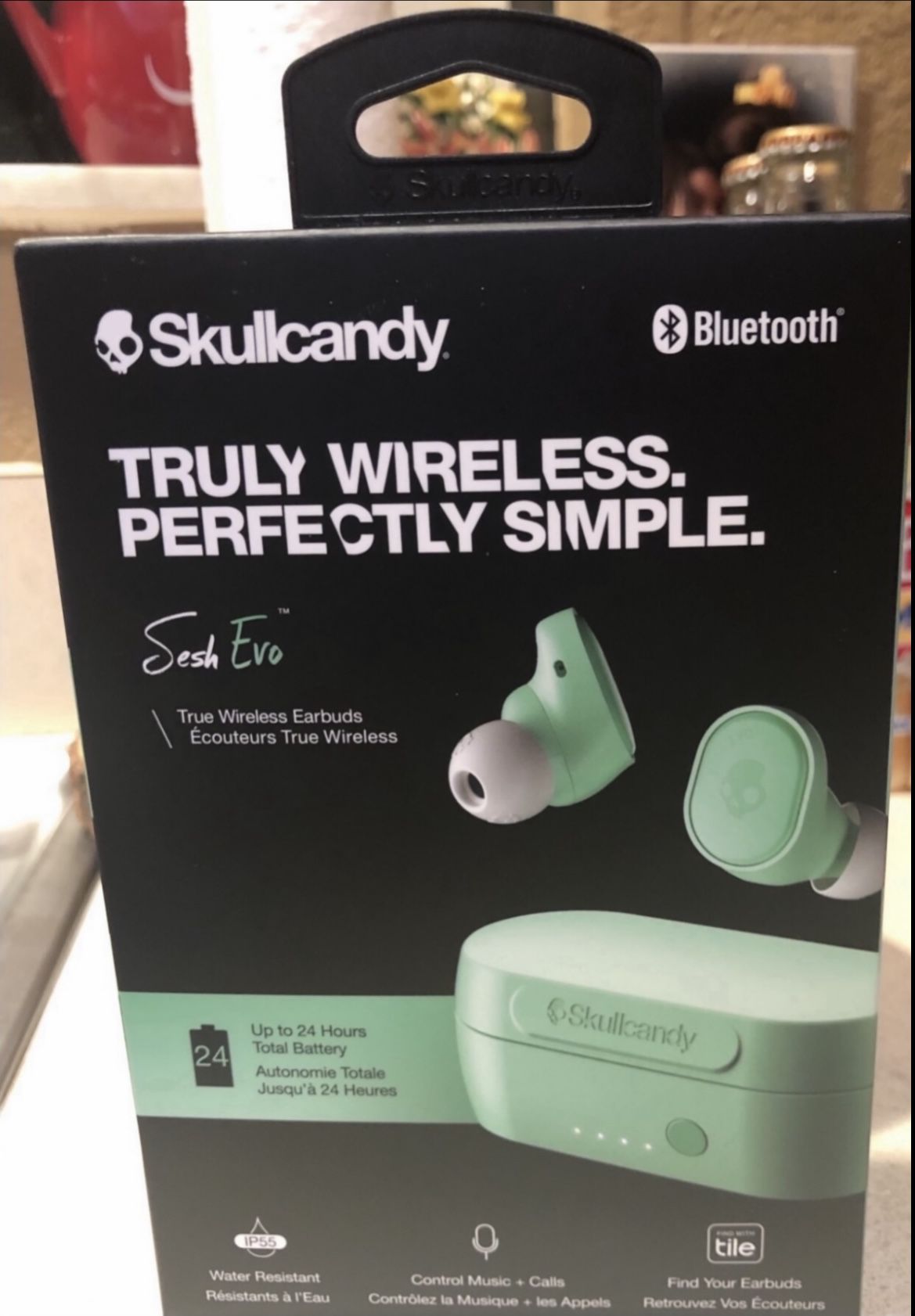 2 new Skullcandy wireless earbuds $40 each..last Picture Is Price Comp Only 