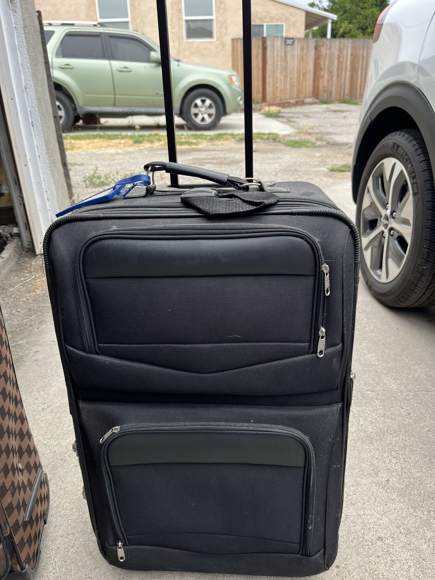 26” High X 16” Wide x 12” deep Black Luggage 
